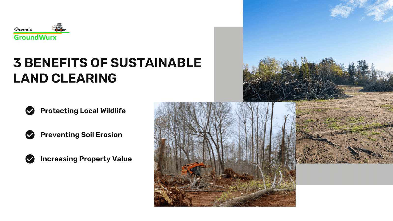 benefits of sustainable land clearing