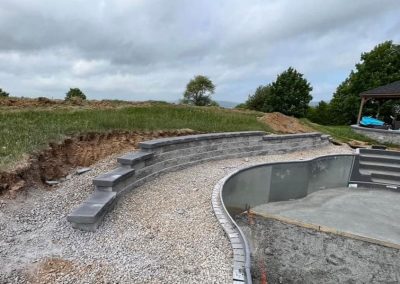 hardscaping backyard